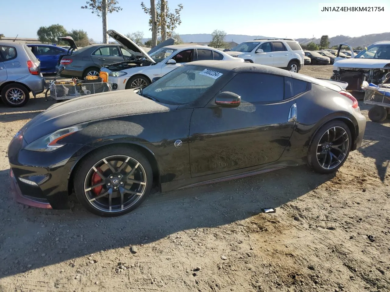 2019 Nissan 370Z Base VIN: JN1AZ4EH8KM421754 Lot: 73002254