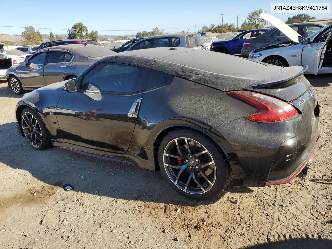 2019 Nissan 370Z Base VIN: JN1AZ4EH8KM421754 Lot: 73002254