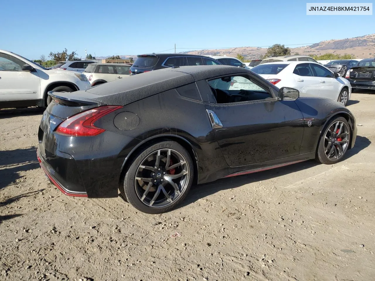 2019 Nissan 370Z Base VIN: JN1AZ4EH8KM421754 Lot: 73002254