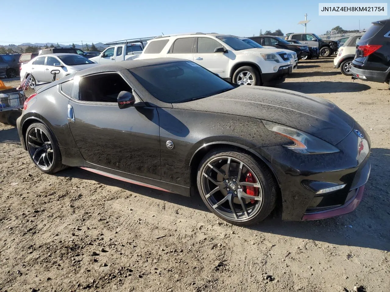 2019 Nissan 370Z Base VIN: JN1AZ4EH8KM421754 Lot: 73002254