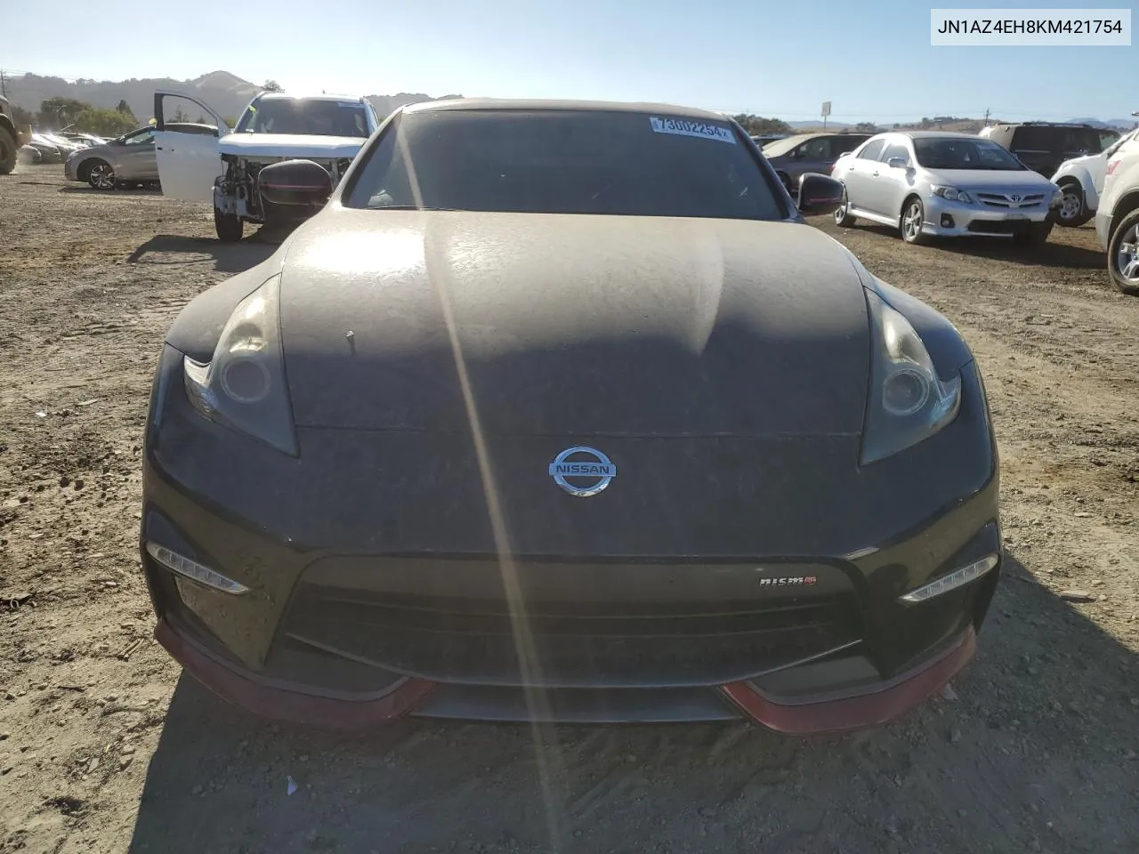 2019 Nissan 370Z Base VIN: JN1AZ4EH8KM421754 Lot: 73002254