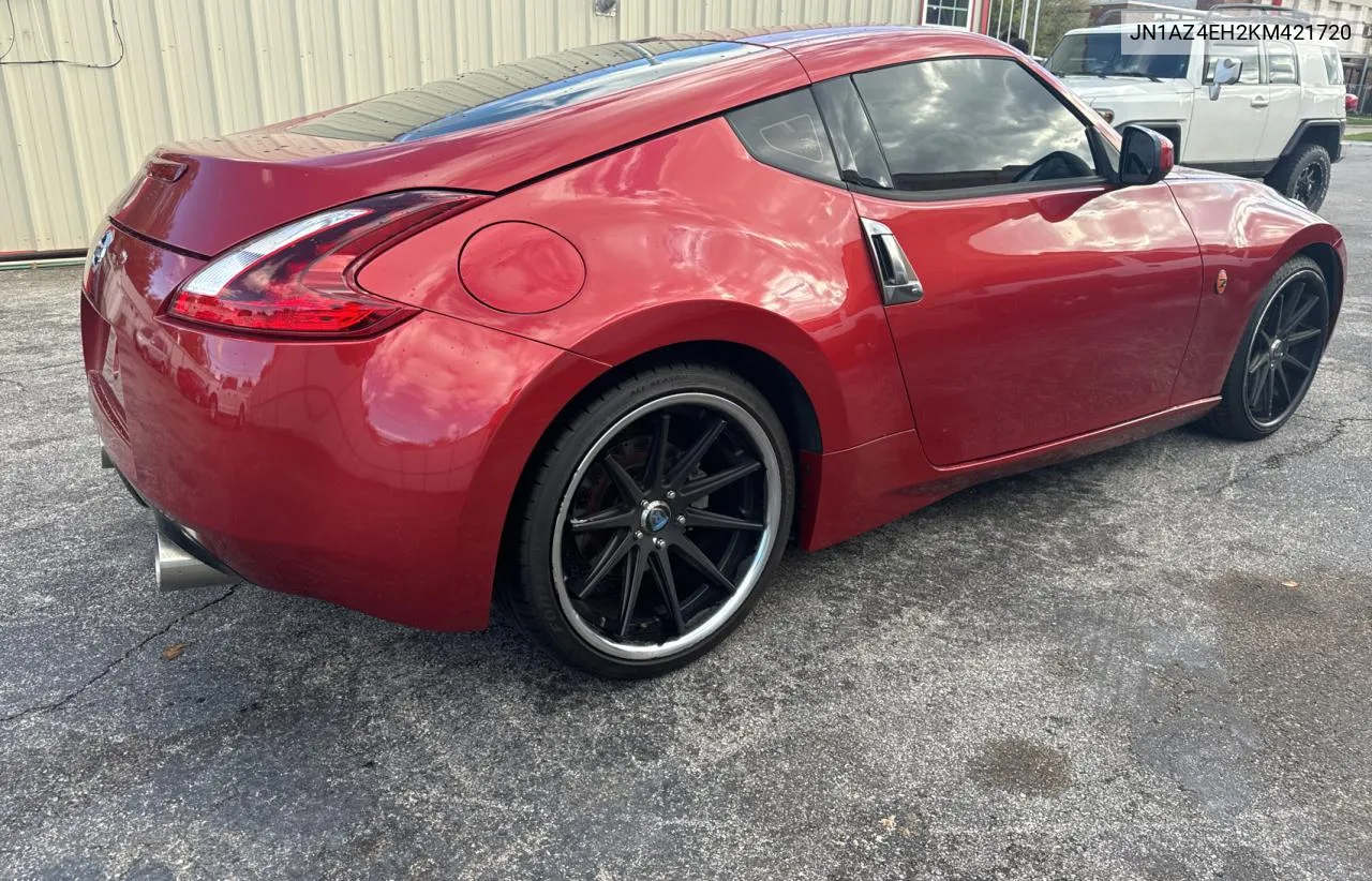 2019 Nissan 370Z Base VIN: JN1AZ4EH2KM421720 Lot: 81575494