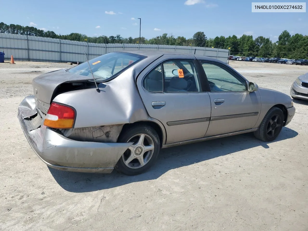 1999 Nissan Altima Xe VIN: 1N4DL01D0XC274632 Lot: 69455194