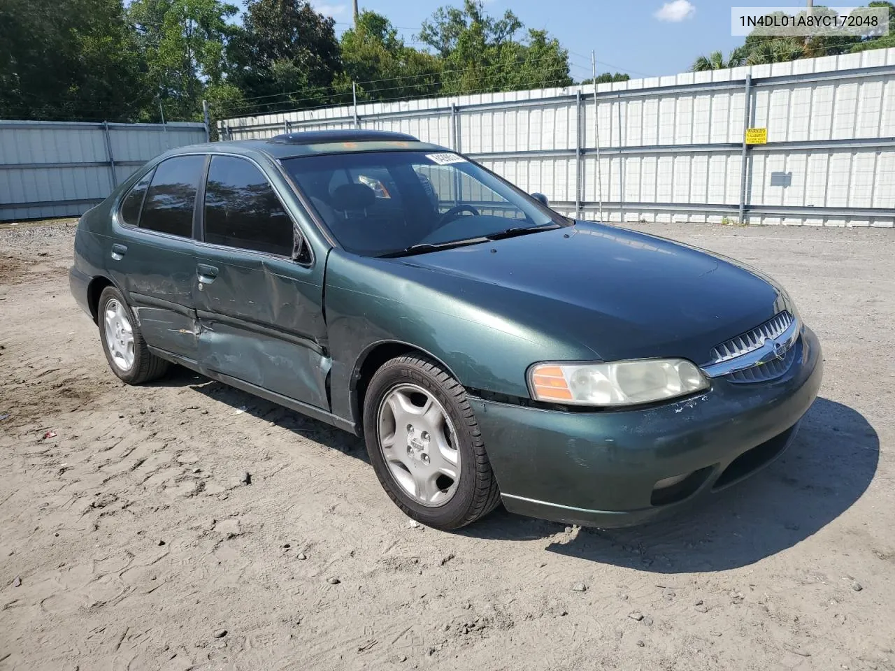 2000 Nissan Altima Xe VIN: 1N4DL01A8YC172048 Lot: 64298514