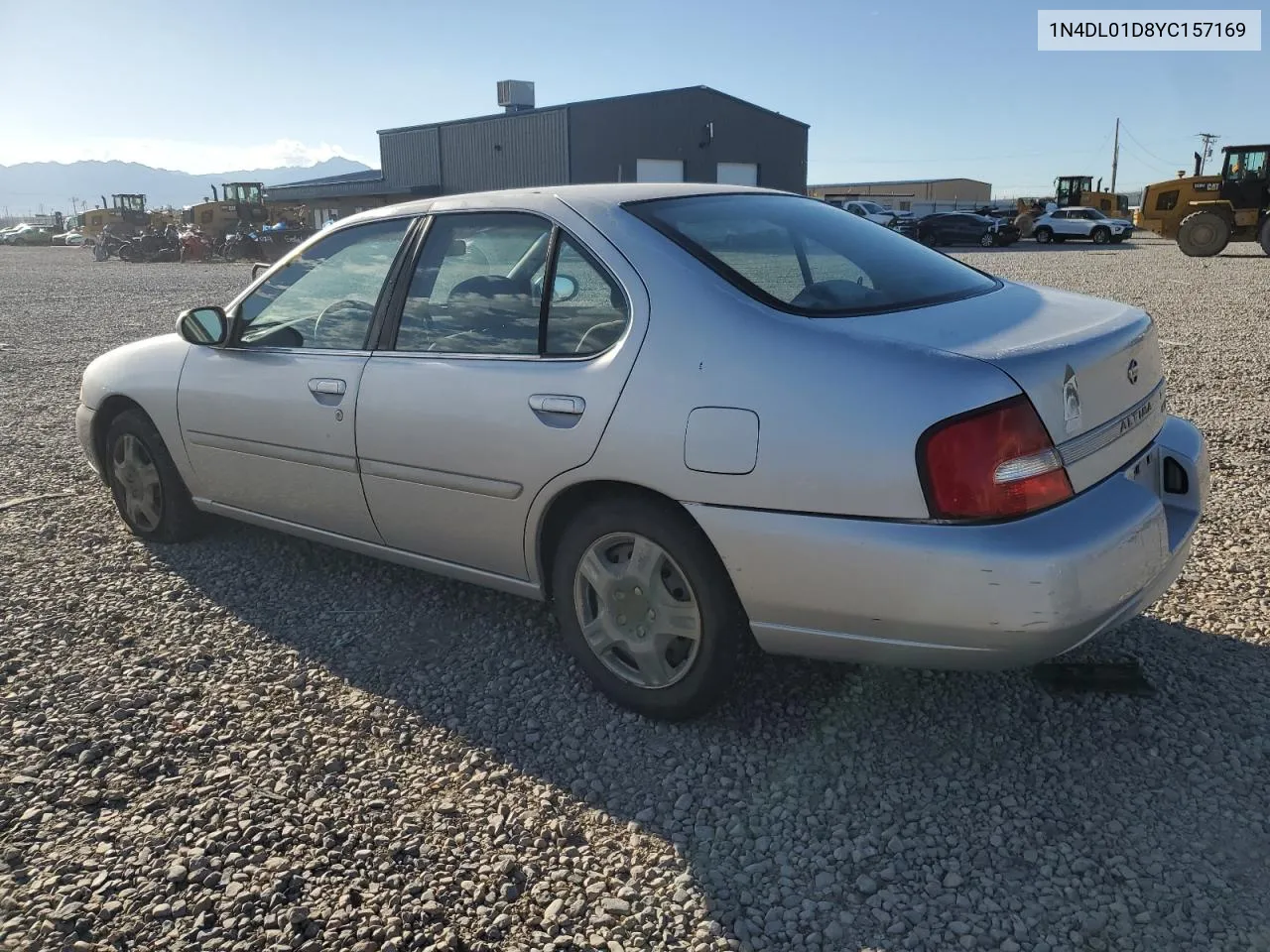 2000 Nissan Altima Xe VIN: 1N4DL01D8YC157169 Lot: 68153394