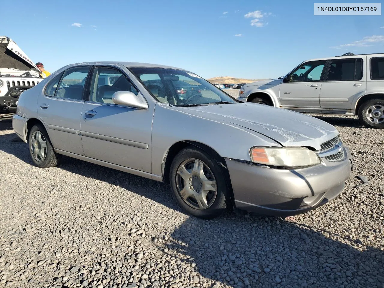 2000 Nissan Altima Xe VIN: 1N4DL01D8YC157169 Lot: 68153394