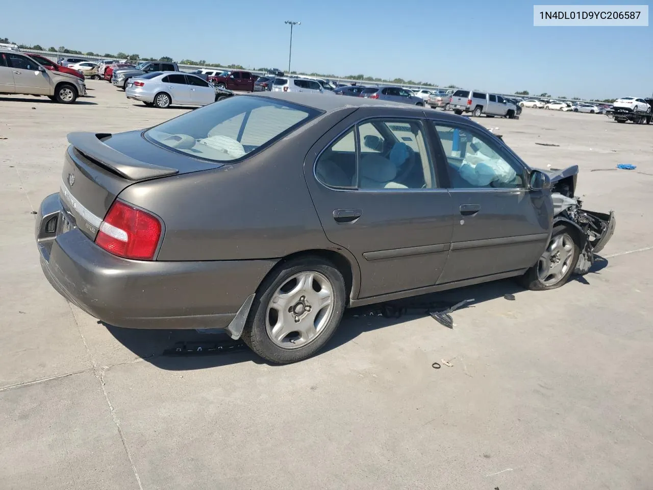 2000 Nissan Altima Xe VIN: 1N4DL01D9YC206587 Lot: 69641134