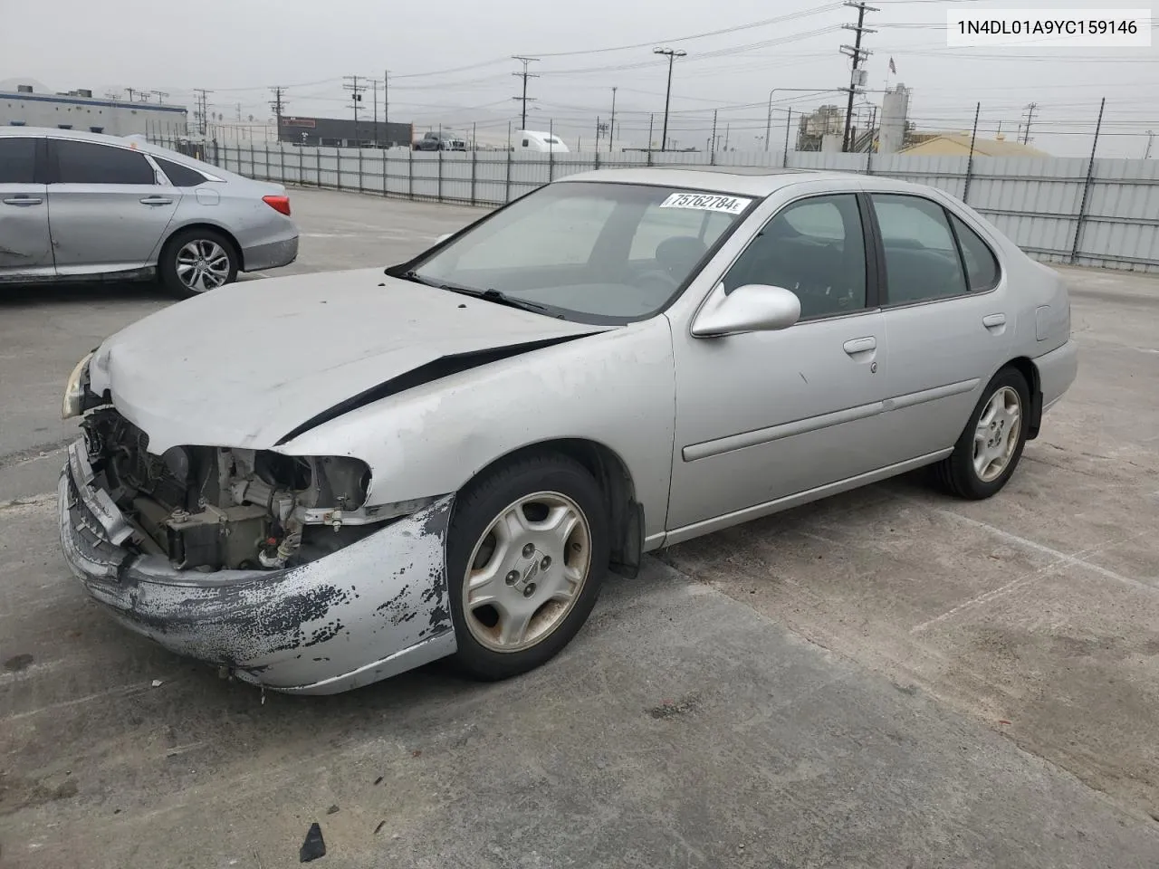 2000 Nissan Altima Xe VIN: 1N4DL01A9YC159146 Lot: 75762784