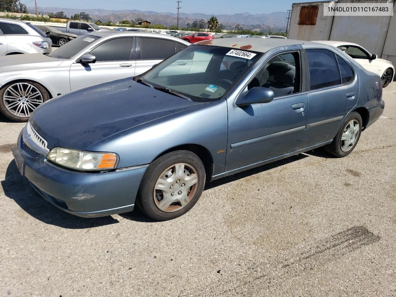 2001 Nissan Altima Xe VIN: 1N4DL01D11C167483 Lot: 67402664