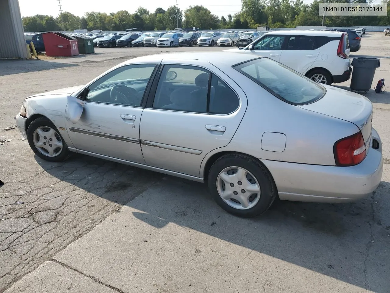 2001 Nissan Altima Xe VIN: 1N4DL01D51C170144 Lot: 71024044