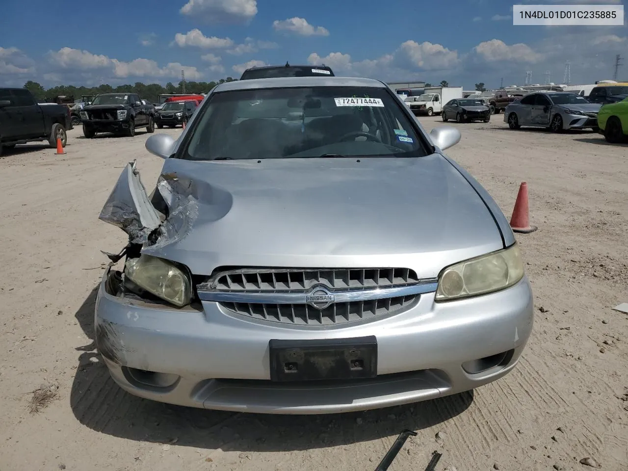 2001 Nissan Altima Xe VIN: 1N4DL01D01C235885 Lot: 72477444