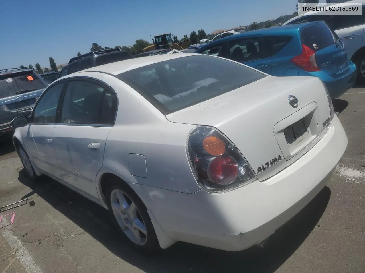 2002 Nissan Altima Se VIN: 1N4BL11D62C150869 Lot: 64112204