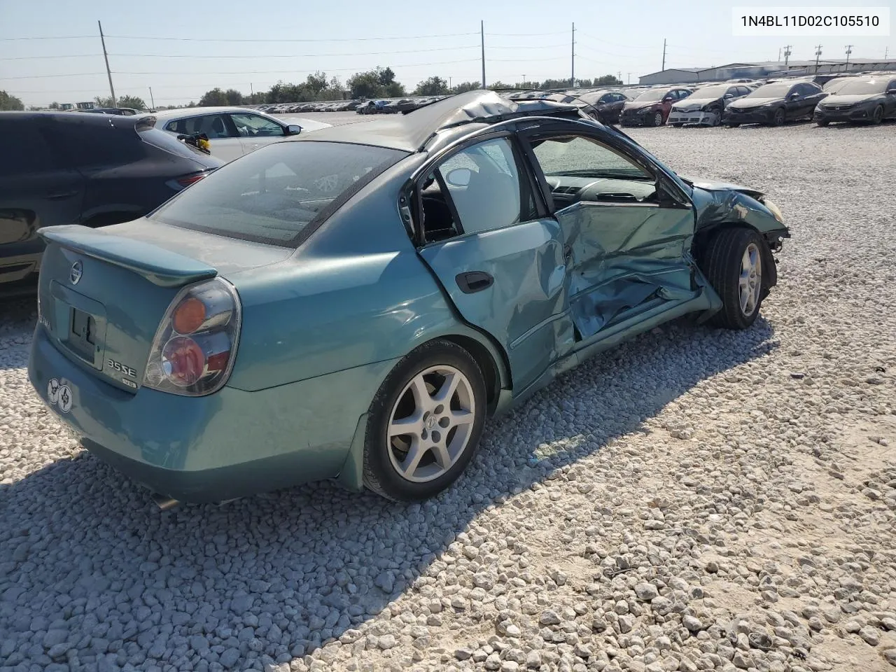 2002 Nissan Altima Se VIN: 1N4BL11D02C105510 Lot: 74914454