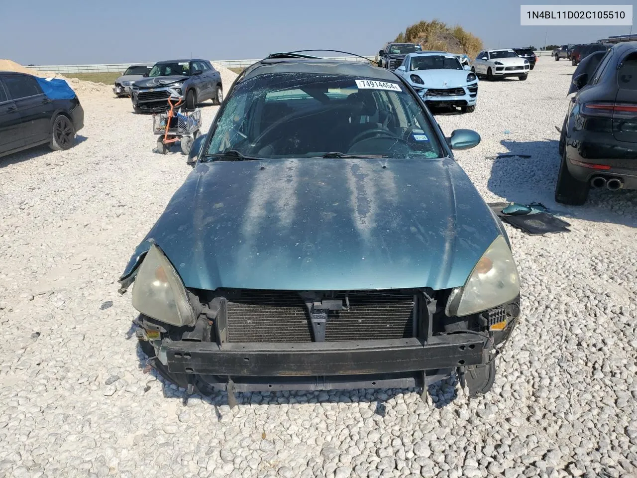 2002 Nissan Altima Se VIN: 1N4BL11D02C105510 Lot: 74914454