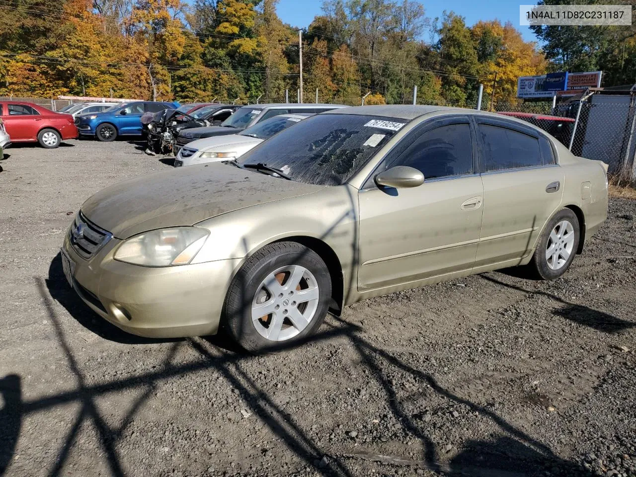 2002 Nissan Altima Base VIN: 1N4AL11D82C231187 Lot: 76719254