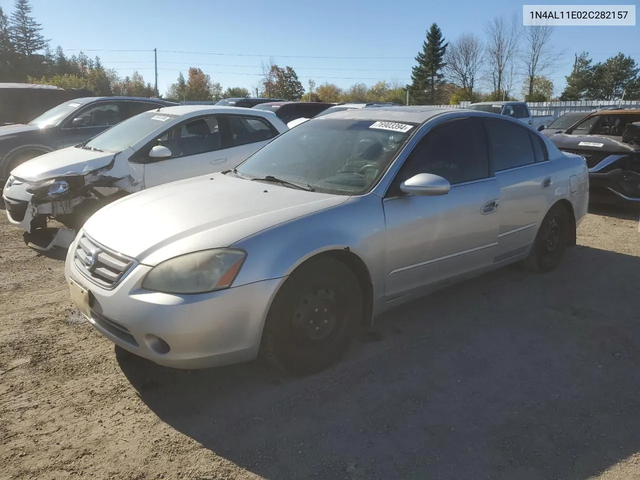 2002 Nissan Altima Base VIN: 1N4AL11E02C282157 Lot: 76903394