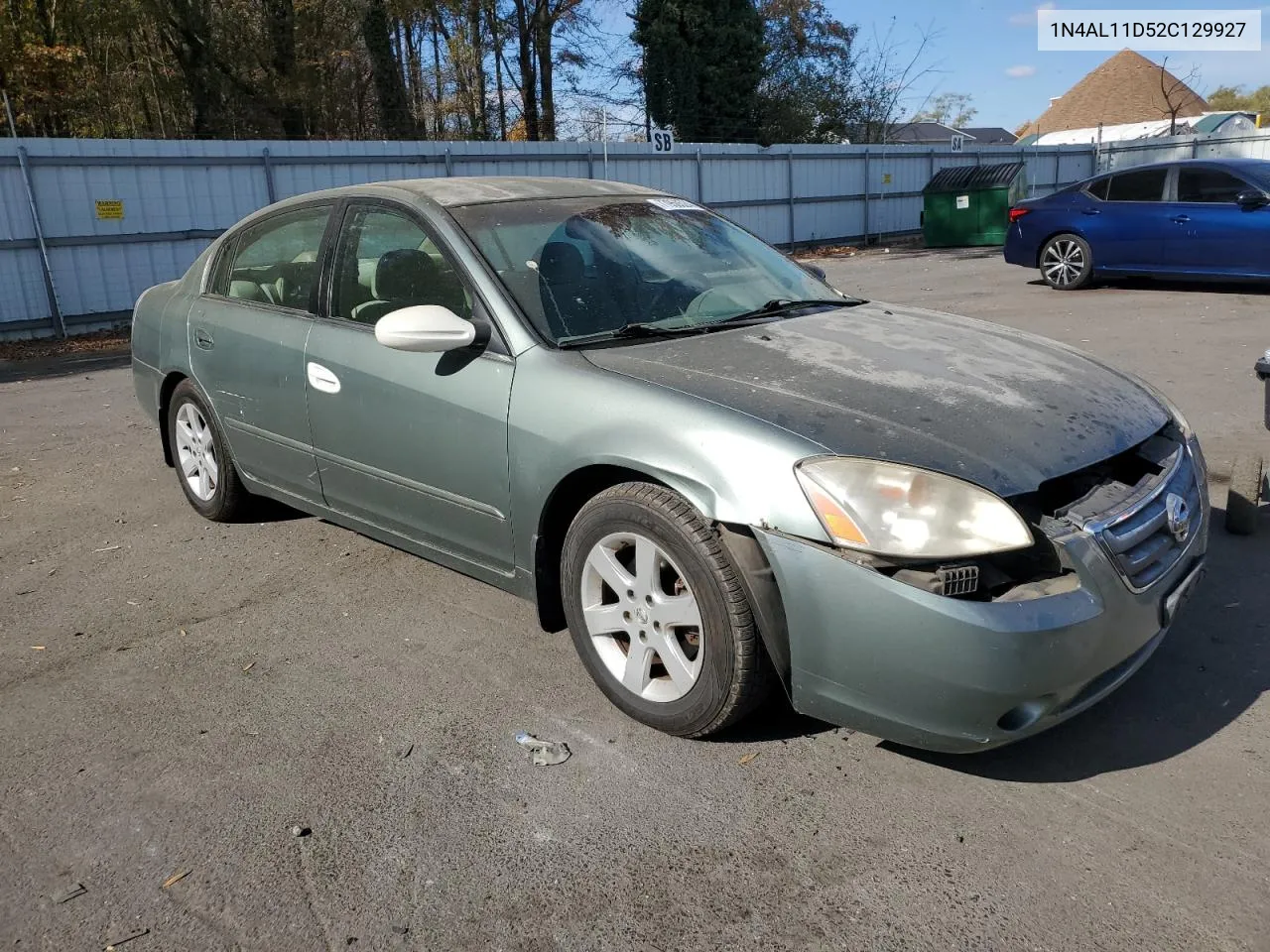 2002 Nissan Altima Base VIN: 1N4AL11D52C129927 Lot: 77950524