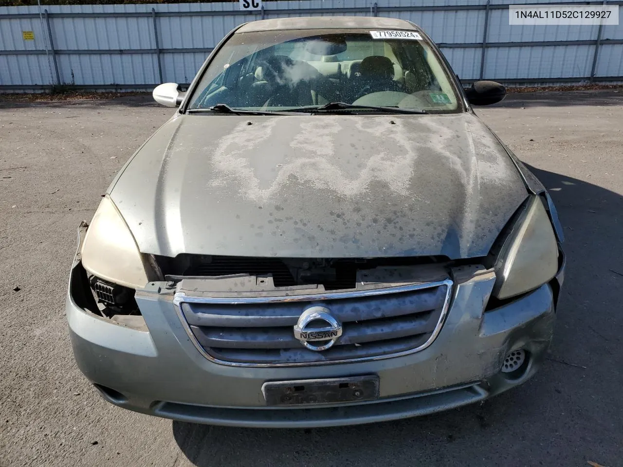 2002 Nissan Altima Base VIN: 1N4AL11D52C129927 Lot: 77950524