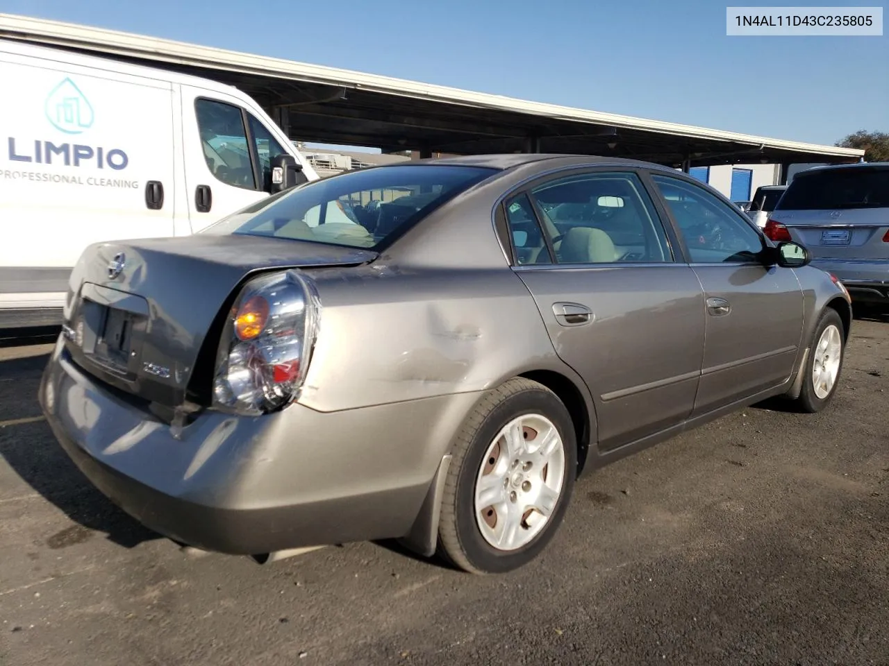 2003 Nissan Altima Base VIN: 1N4AL11D43C235805 Lot: 42525184