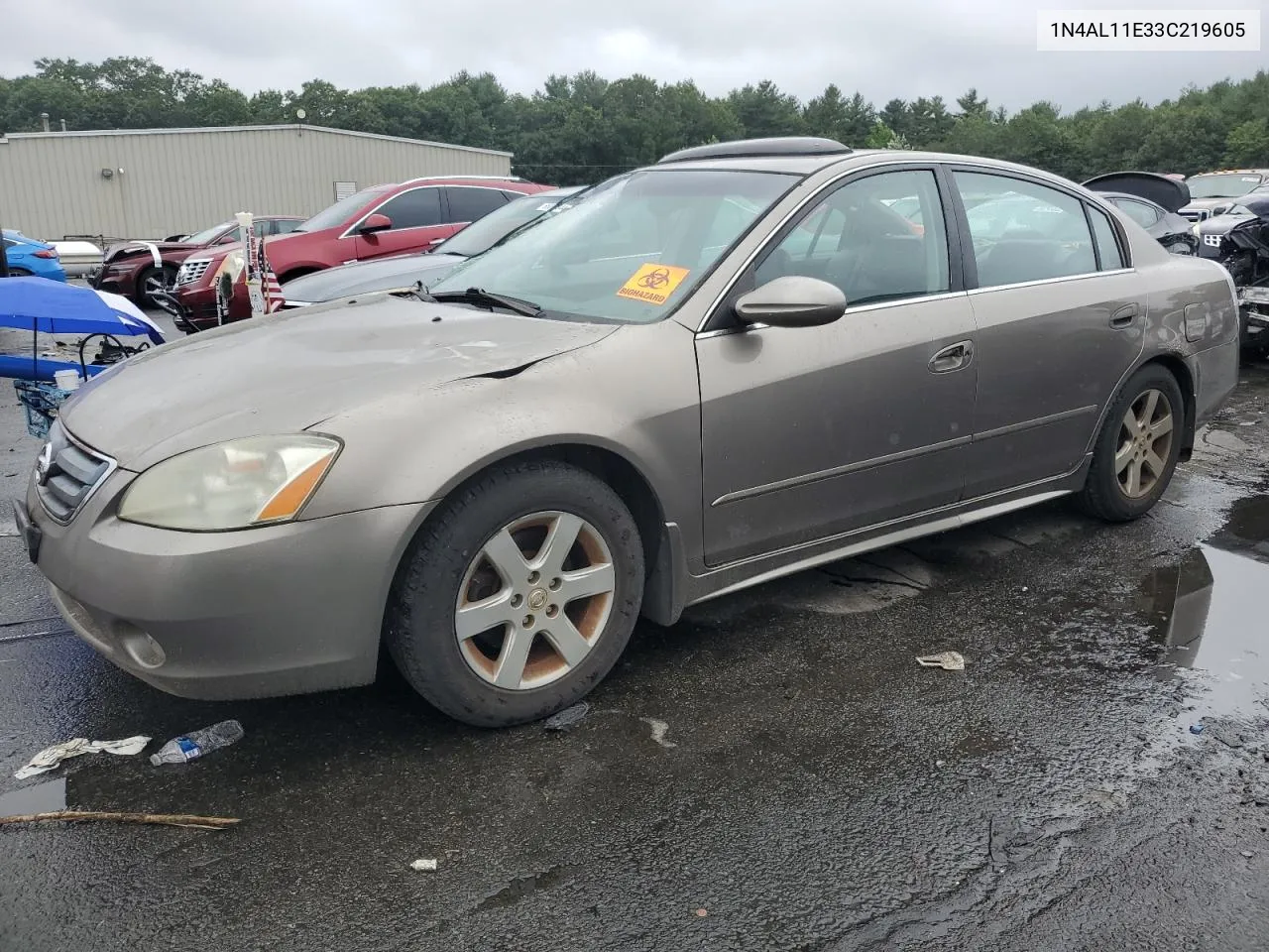 2003 Nissan Altima Base VIN: 1N4AL11E33C219605 Lot: 66577904