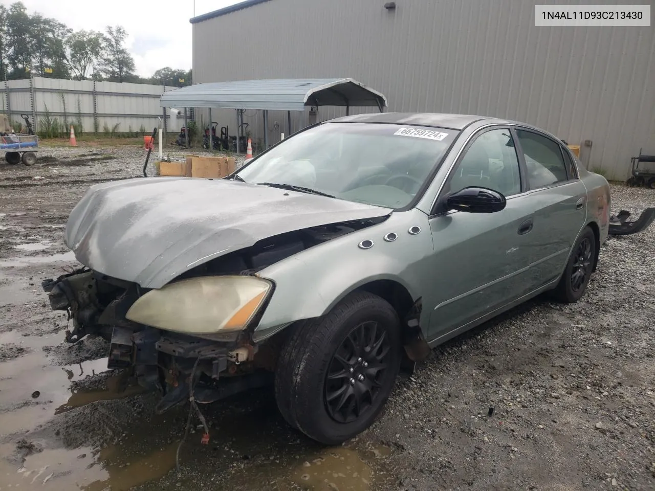 2003 Nissan Altima Base VIN: 1N4AL11D93C213430 Lot: 66759724