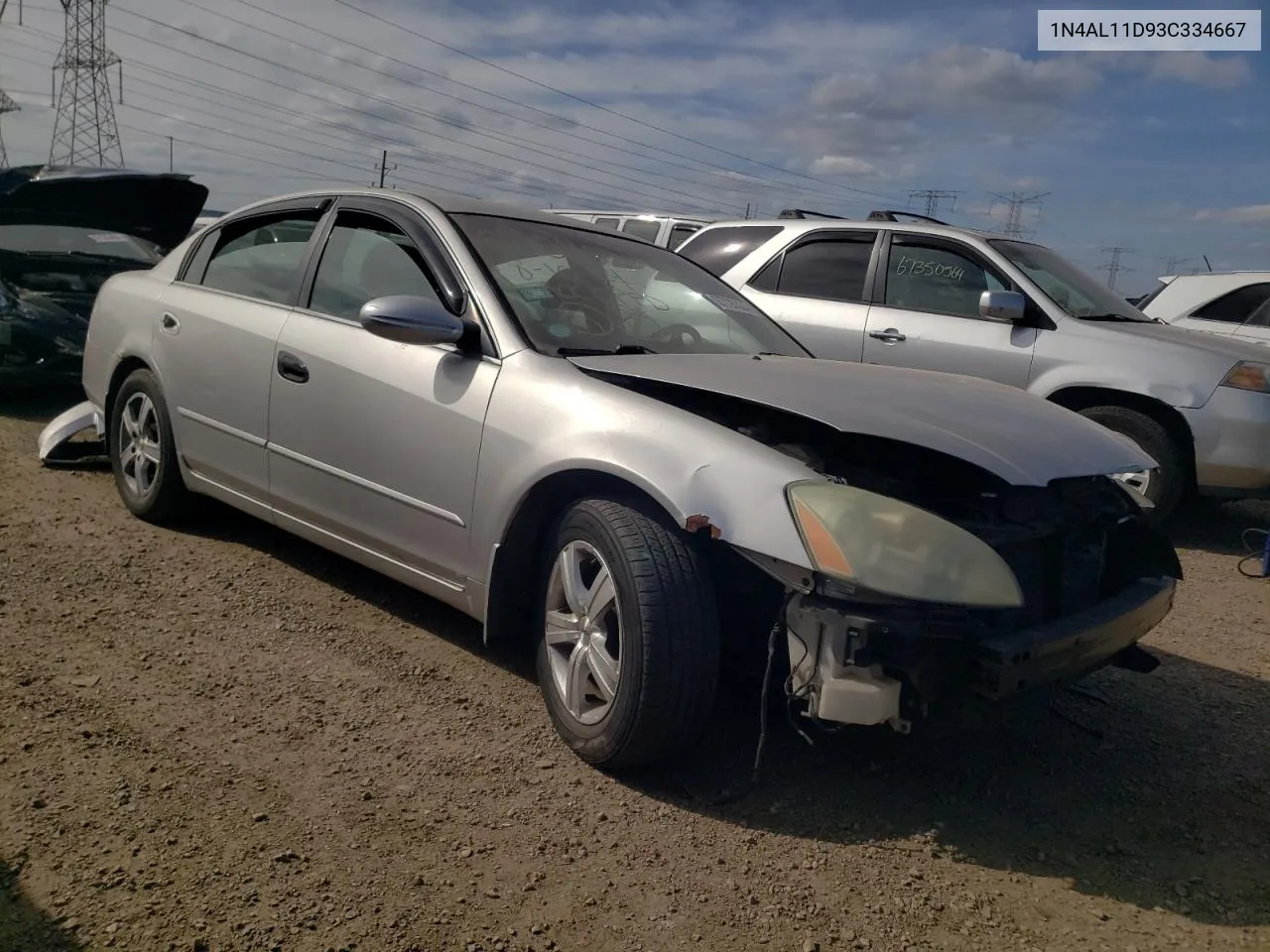 2003 Nissan Altima Base VIN: 1N4AL11D93C334667 Lot: 67720334