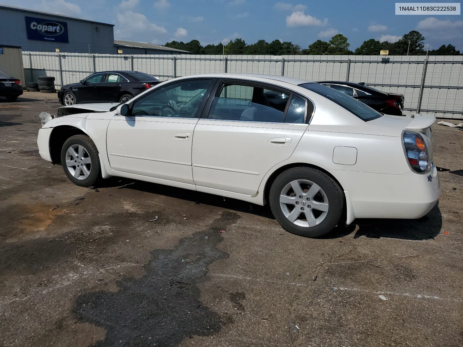 2003 Nissan Altima Base VIN: 1N4AL11D83C222538 Lot: 67789294