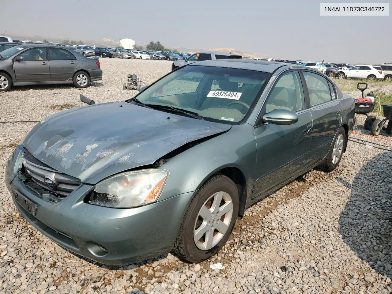 2003 Nissan Altima Base VIN: 1N4AL11D73C346722 Lot: 69826404