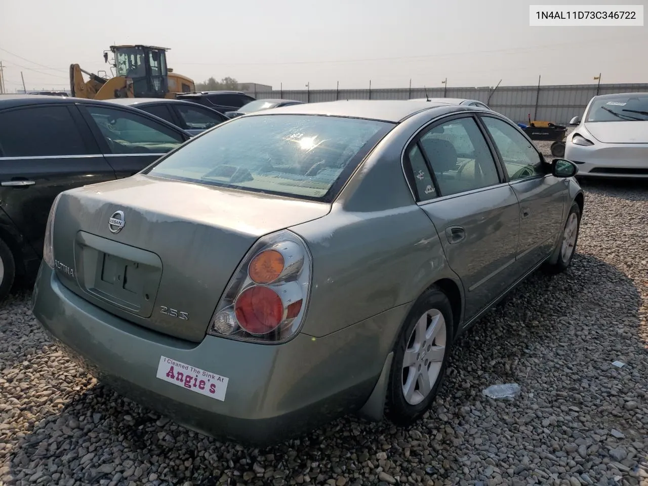 2003 Nissan Altima Base VIN: 1N4AL11D73C346722 Lot: 69826404