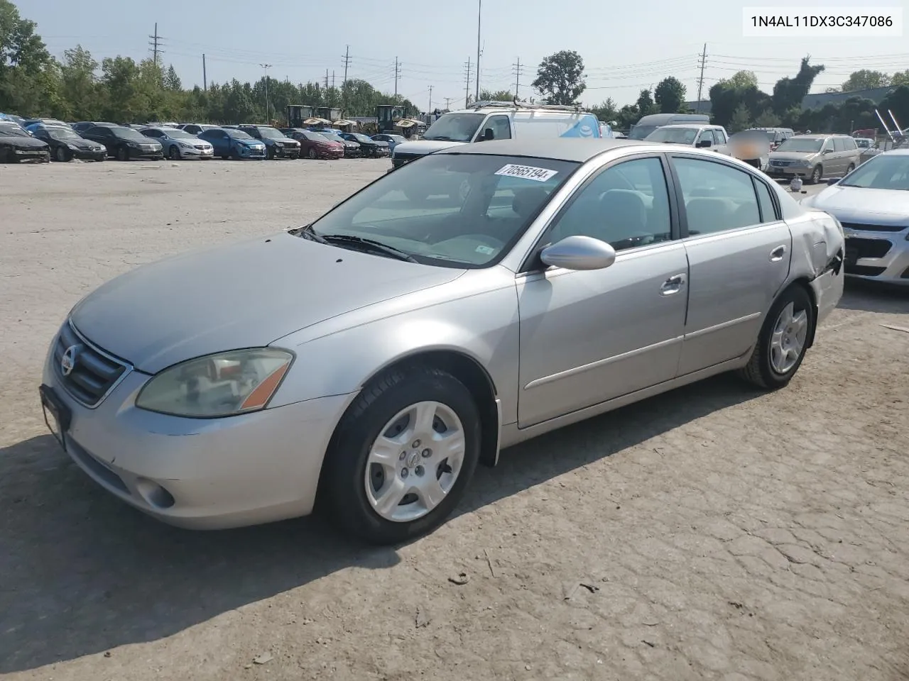 2003 Nissan Altima Base VIN: 1N4AL11DX3C347086 Lot: 70565194