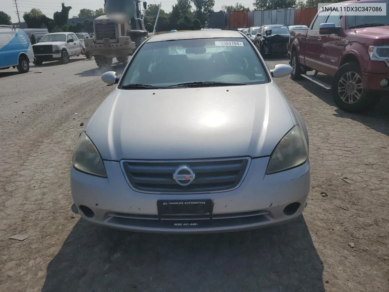 2003 Nissan Altima Base VIN: 1N4AL11DX3C347086 Lot: 70565194