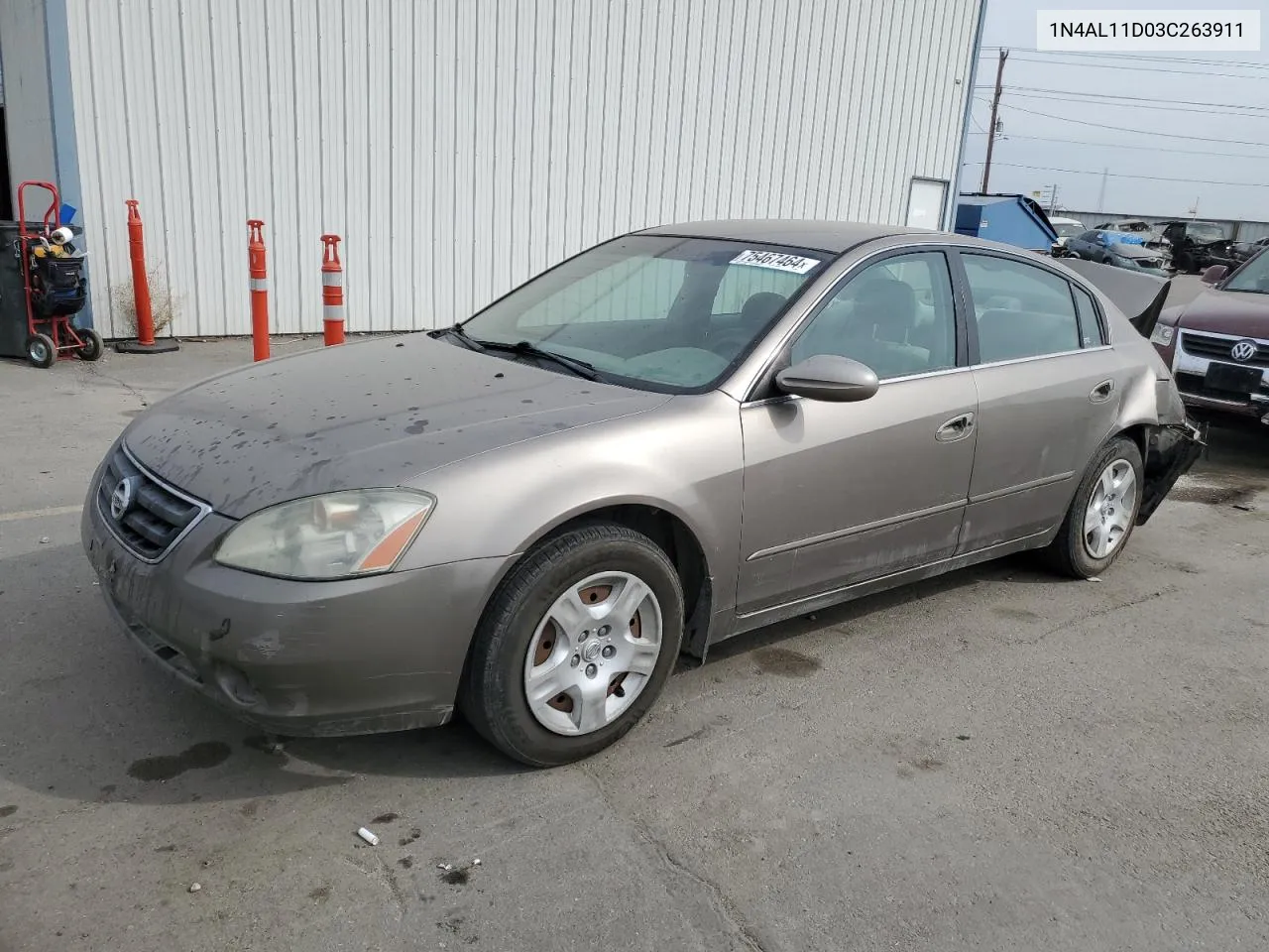 2003 Nissan Altima Base VIN: 1N4AL11D03C263911 Lot: 75467464