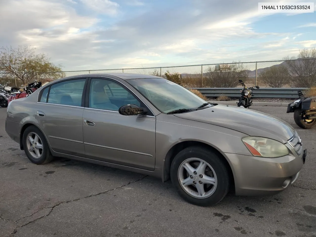 2003 Nissan Altima Base VIN: 1N4AL11D53C353524 Lot: 77625804