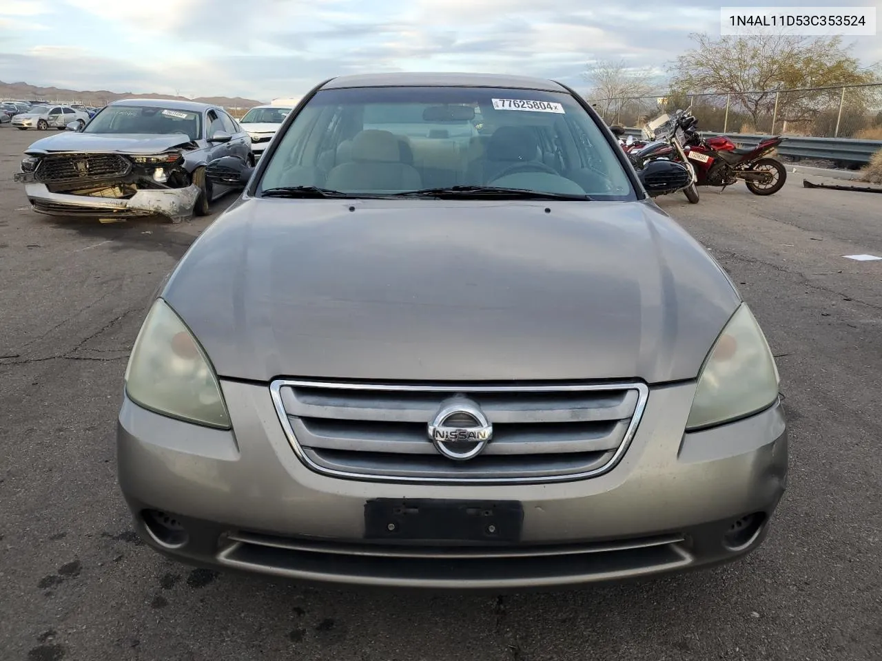 2003 Nissan Altima Base VIN: 1N4AL11D53C353524 Lot: 77625804