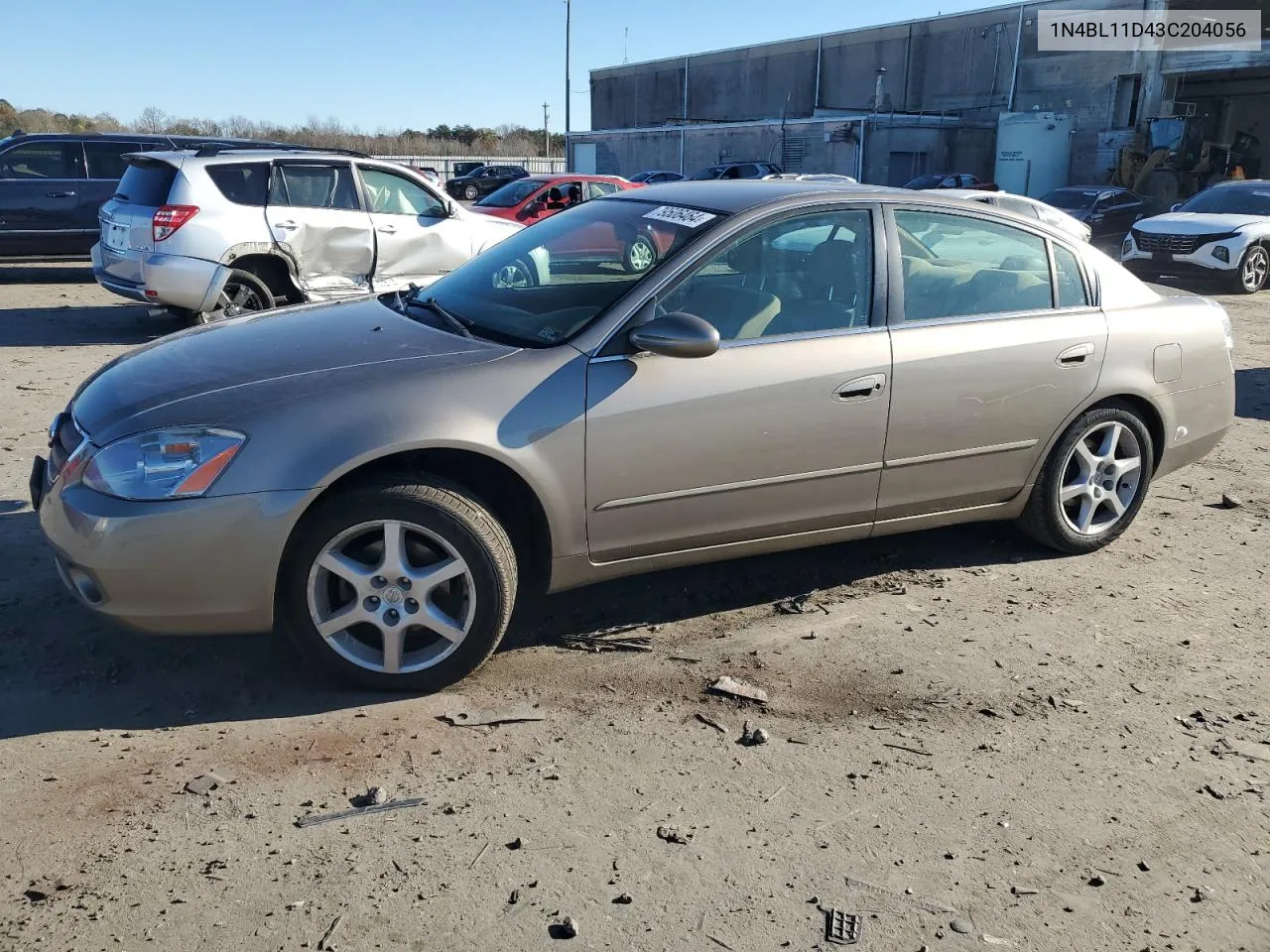 2003 Nissan Altima Se VIN: 1N4BL11D43C204056 Lot: 79506464