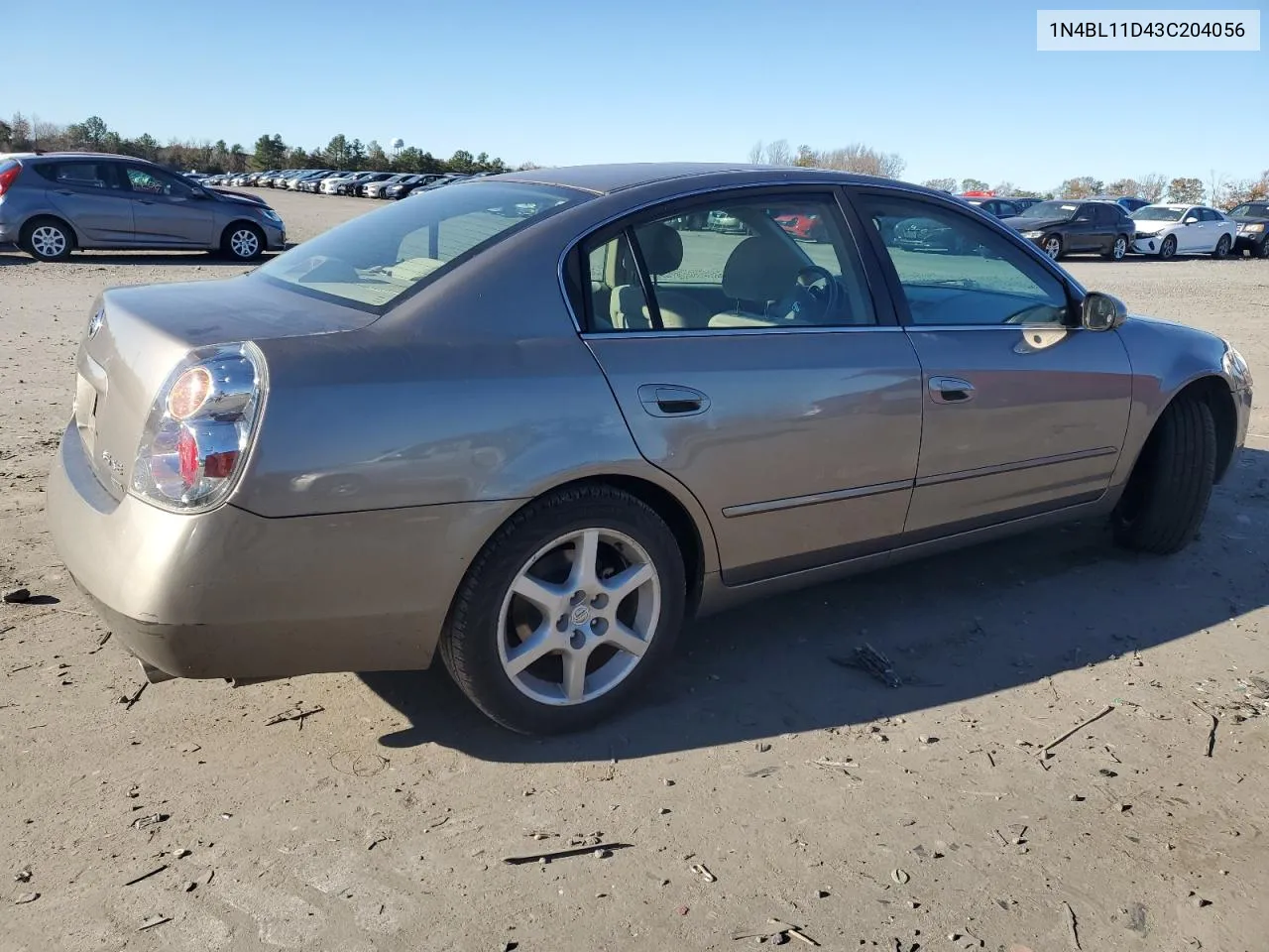 2003 Nissan Altima Se VIN: 1N4BL11D43C204056 Lot: 79506464