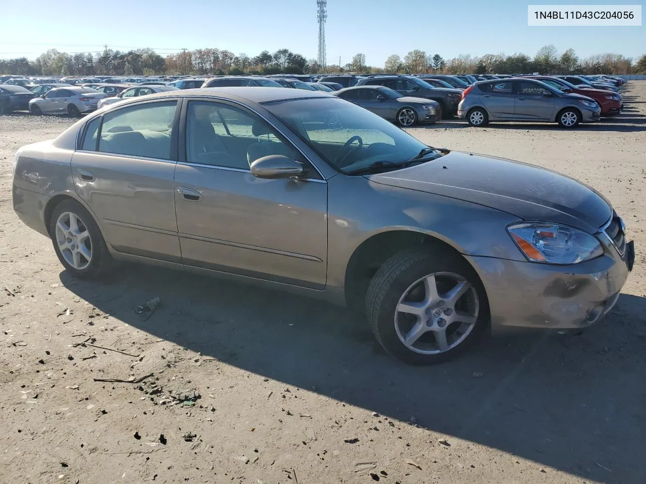 2003 Nissan Altima Se VIN: 1N4BL11D43C204056 Lot: 79506464