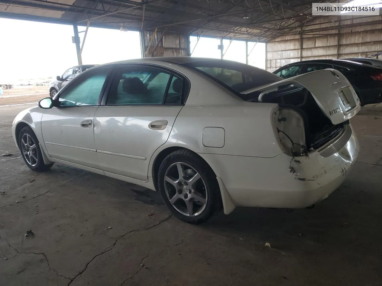 2003 Nissan Altima Se VIN: 1N4BL11D93C184516 Lot: 79566044