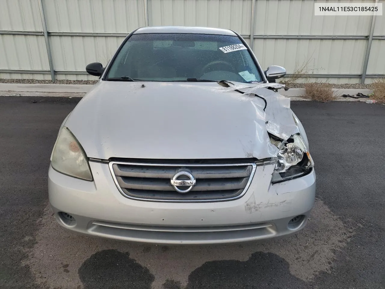 2003 Nissan Altima Base VIN: 1N4AL11E53C185425 Lot: 81188204