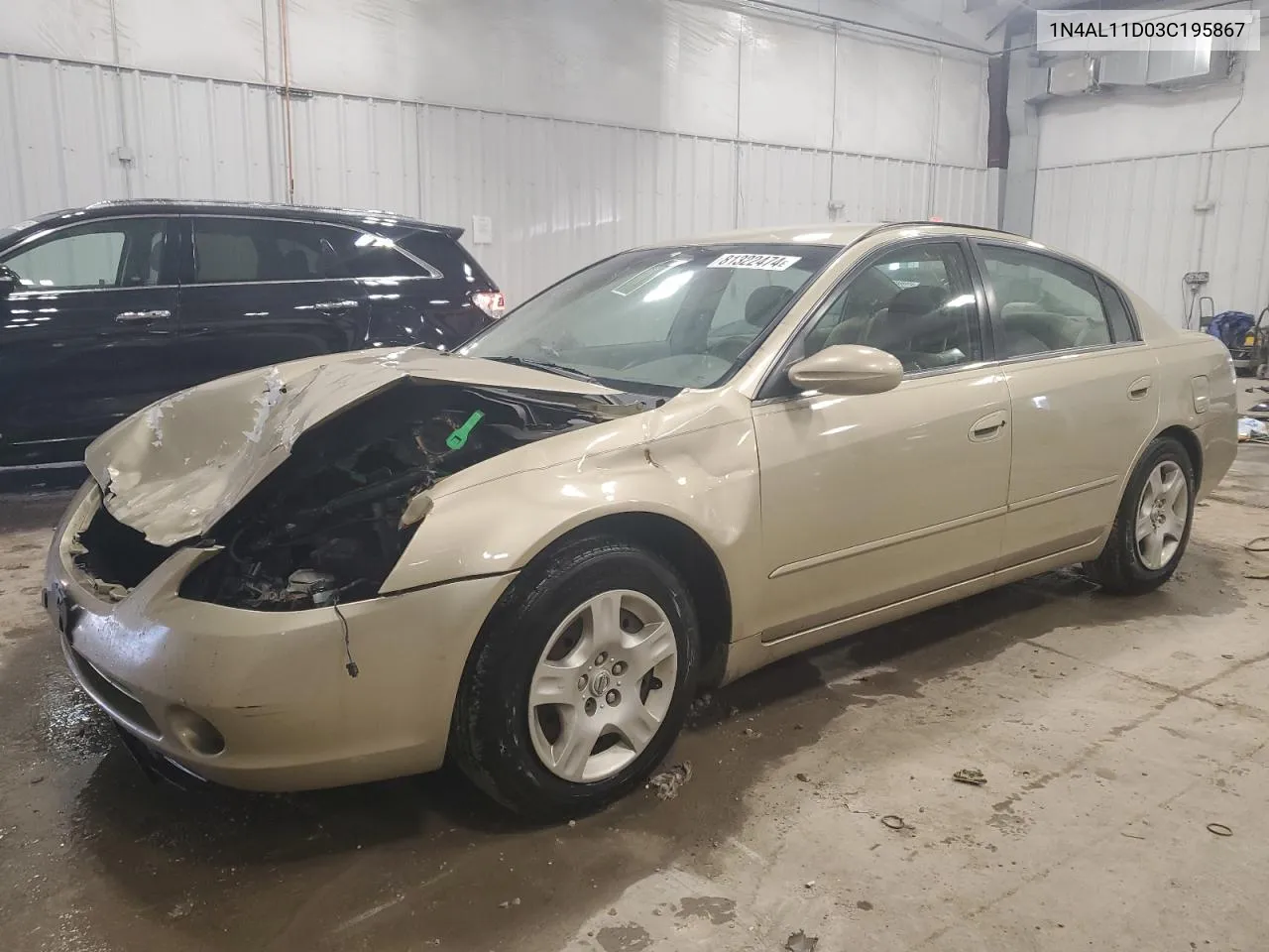 2003 Nissan Altima Base VIN: 1N4AL11D03C195867 Lot: 81322474