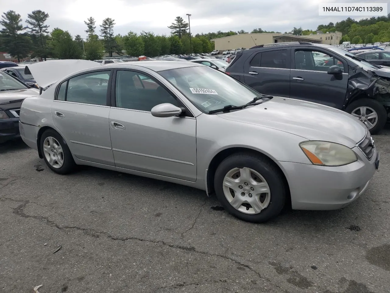 2004 Nissan Altima Base VIN: 1N4AL11D74C113389 Lot: 55192404