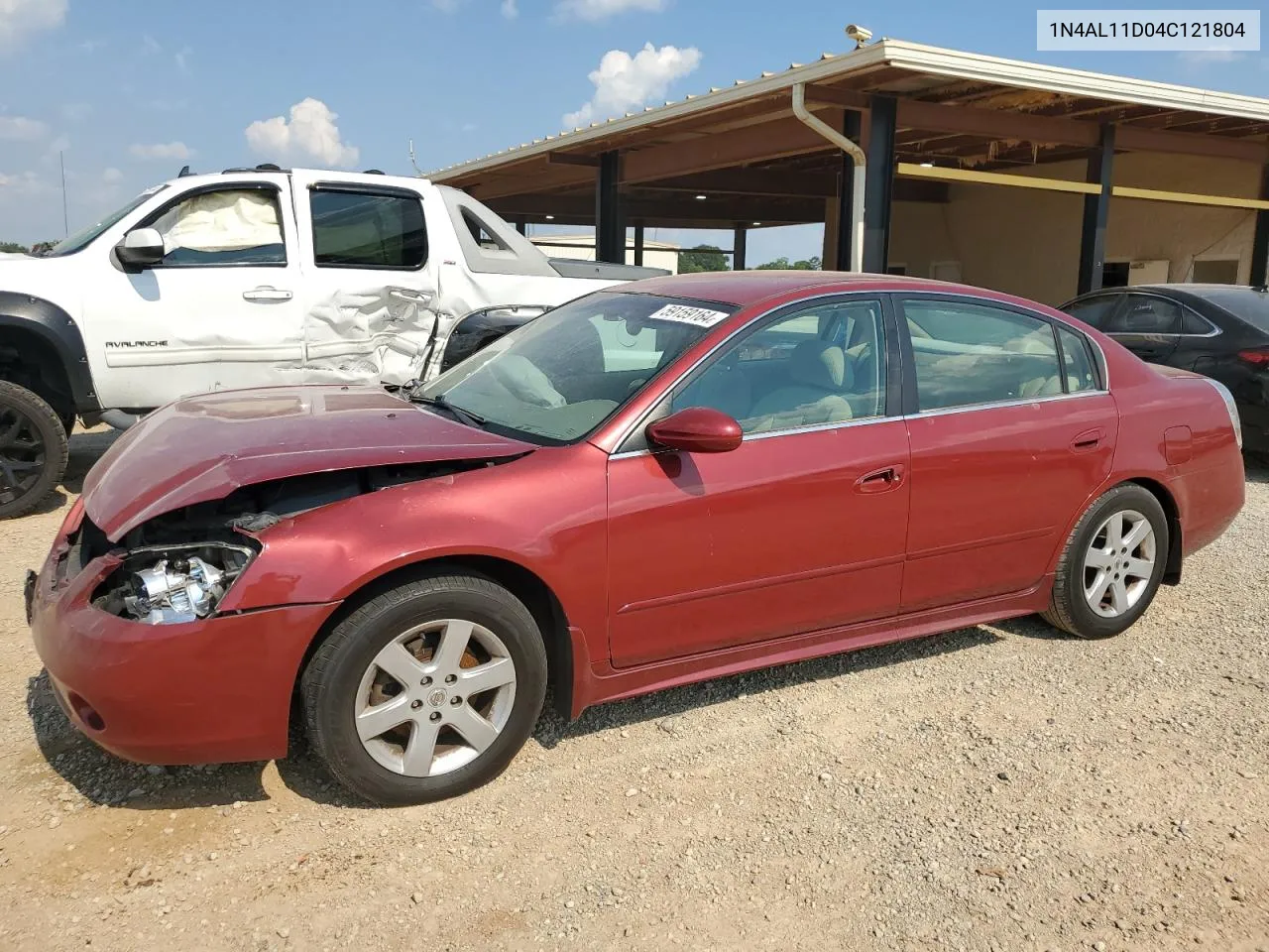 2004 Nissan Altima Base VIN: 1N4AL11D04C121804 Lot: 59159164