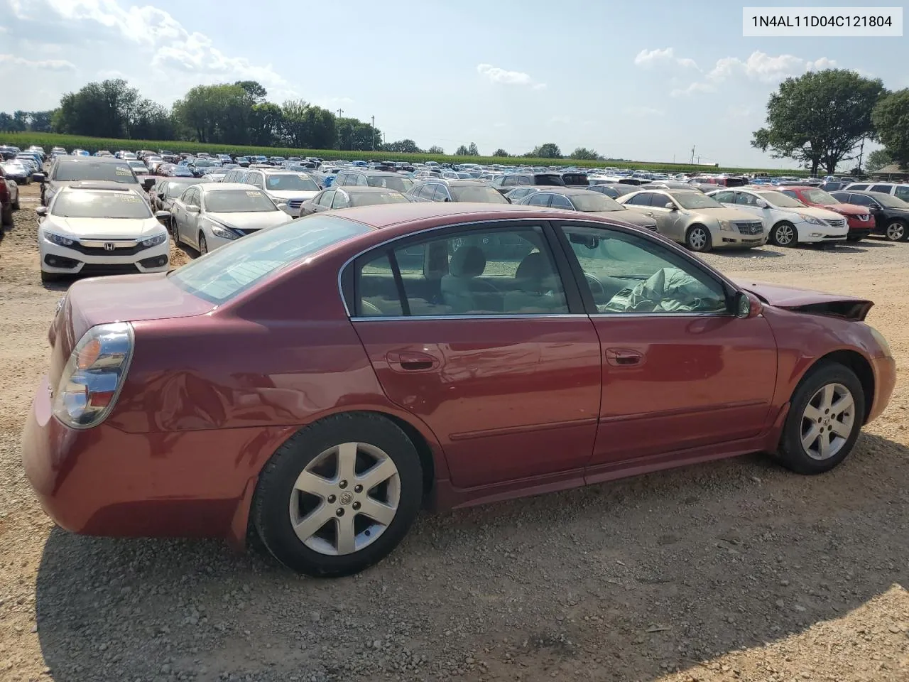 2004 Nissan Altima Base VIN: 1N4AL11D04C121804 Lot: 59159164