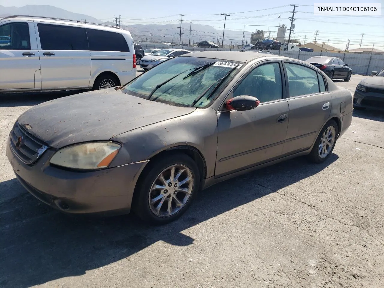 2004 Nissan Altima Base VIN: 1N4AL11D04C106106 Lot: 69338564