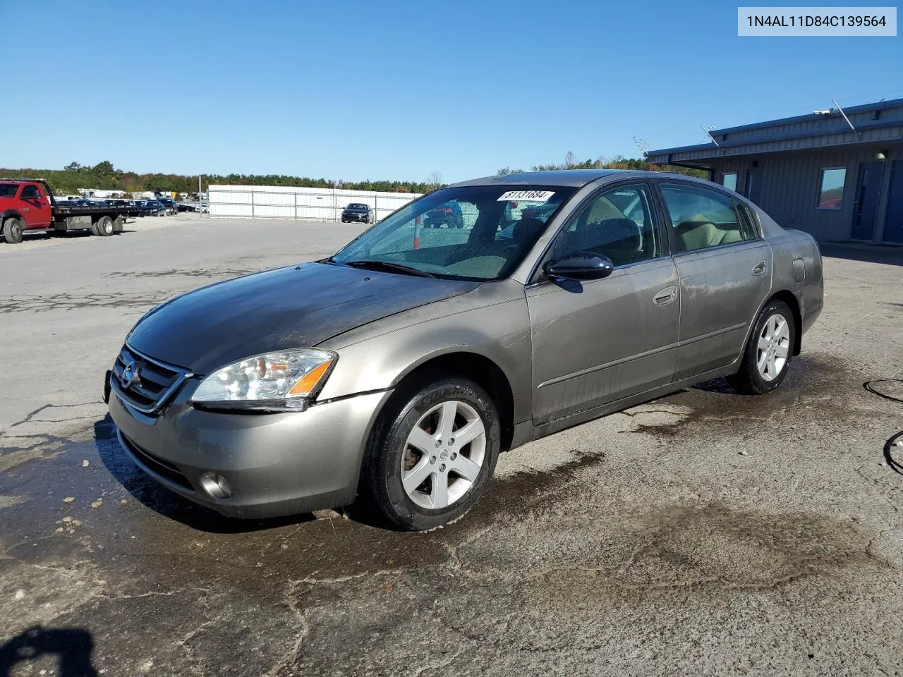 2004 Nissan Altima Base VIN: 1N4AL11D84C139564 Lot: 81131684