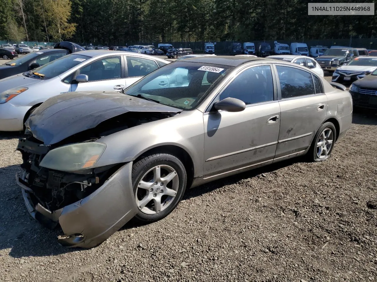 2005 Nissan Altima S VIN: 1N4AL11D25N448968 Lot: 51810964