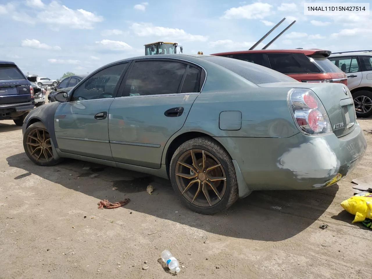 2005 Nissan Altima S VIN: 1N4AL11D15N427514 Lot: 55931734