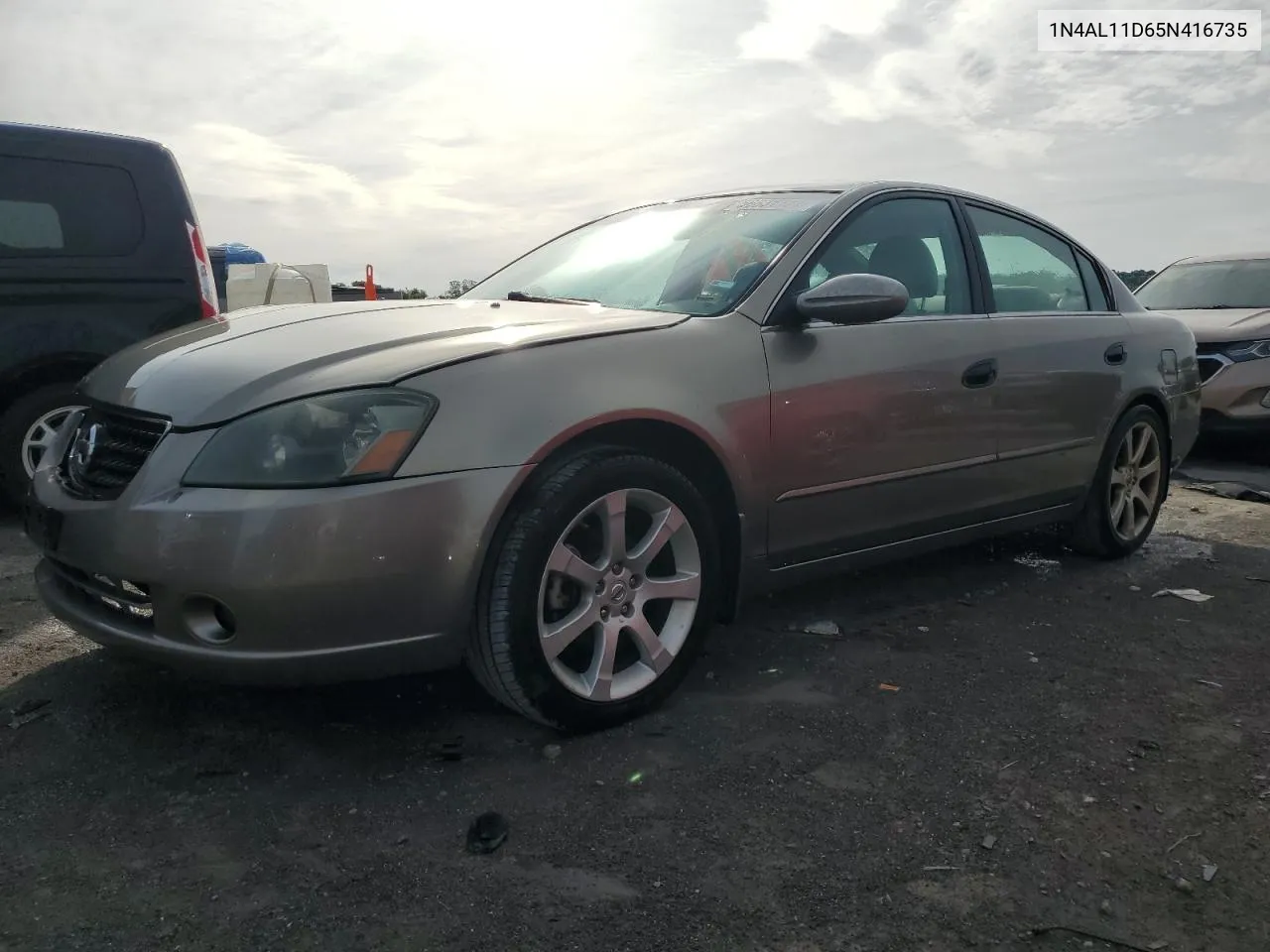 2005 Nissan Altima S VIN: 1N4AL11D65N416735 Lot: 56631744