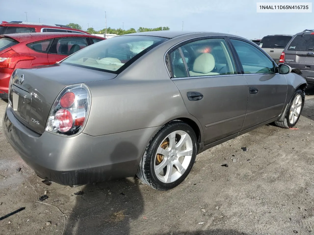 2005 Nissan Altima S VIN: 1N4AL11D65N416735 Lot: 56631744