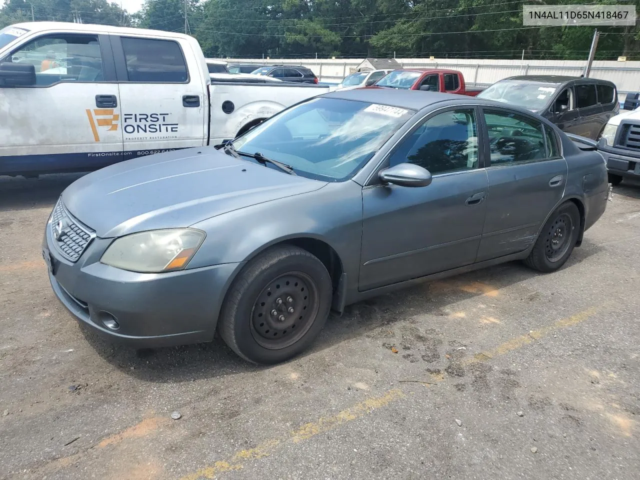 2005 Nissan Altima S VIN: 1N4AL11D65N418467 Lot: 59947744